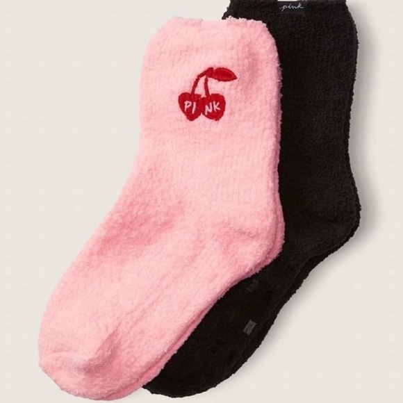 Pink MARSHMALLOW KNIT SOCK 2-PACK - Picture 1 of 1